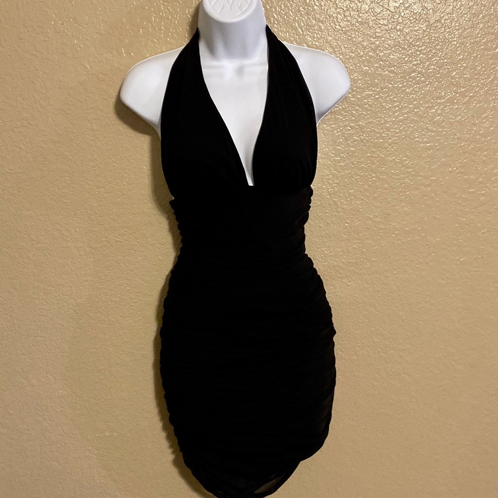 Guess Black Halter Dress size S